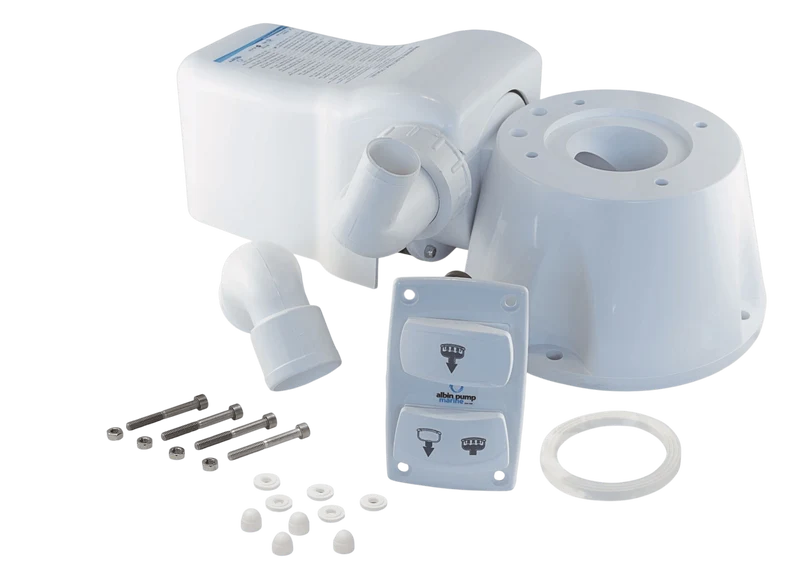 Albinus Conversiekit naar elektrisch toilet stil 24V