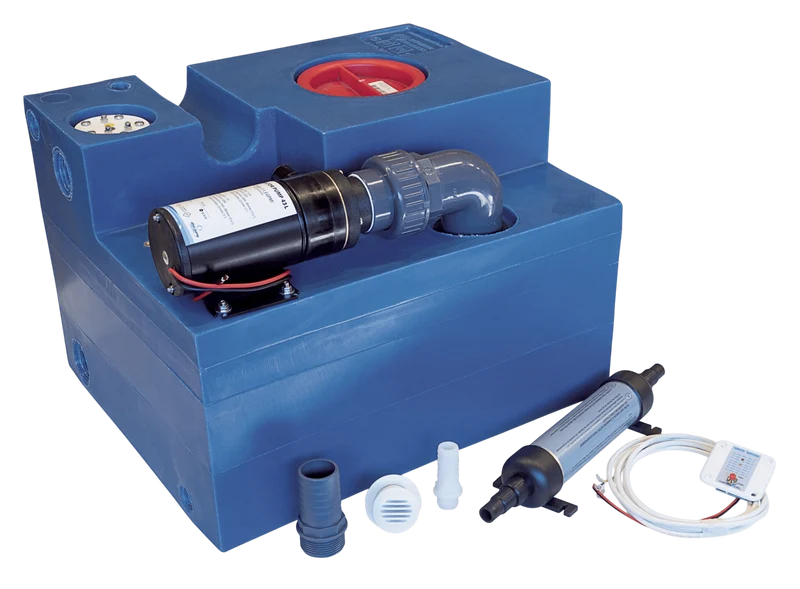 Albinus Vuilwatertank 47L compleet met marceratorpomp 12V