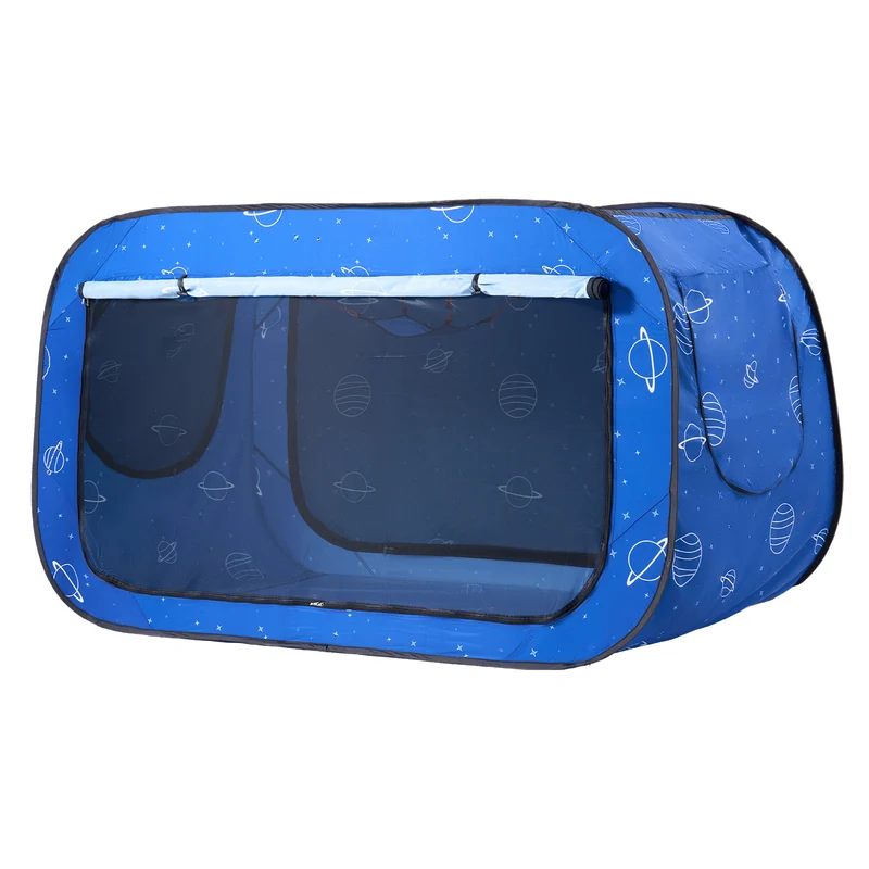 Bedtent – Bedkooi – Slaap Tent – Privacy Tent – Lichtdichte Tent – 200x105x120 cm – Ademend Met Dubbel Gaas
