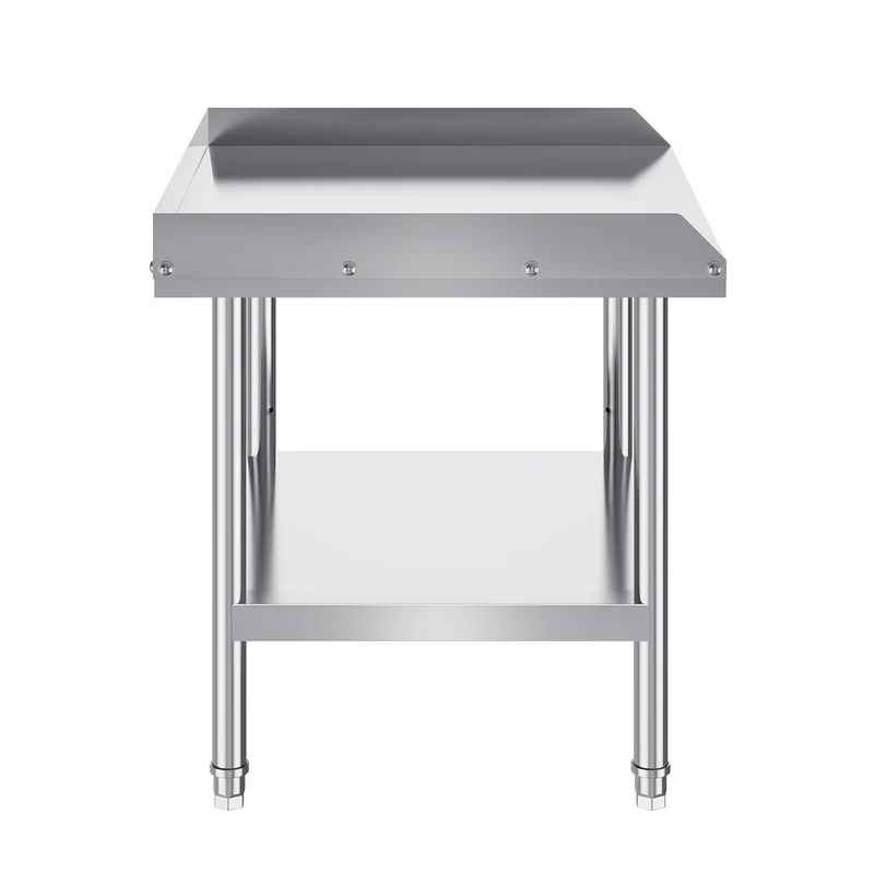 Werkbank – Werktafel – Werkbank Met Opbergruimte – Werkblad – RVS Werkbank – 61x71 cm – Roestvrijstalen, 0,8 mm dik staal