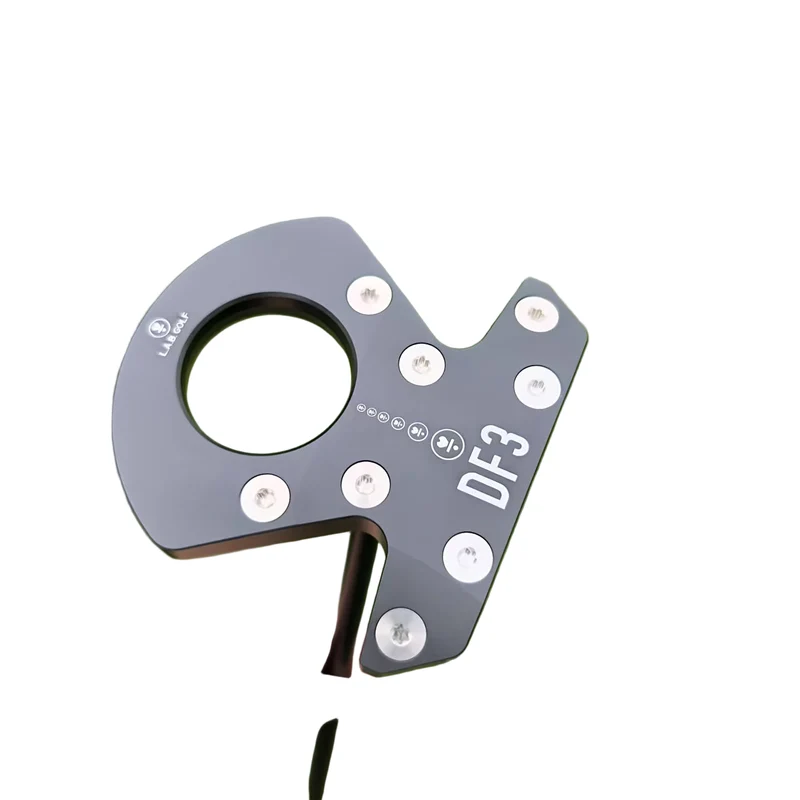 Golfputter – Golfclub – Putter – Golfaccessoire – Sportuitrusting – Stalen Shaft S-Stiff – Gesmede Aluminium Kop – Zwart