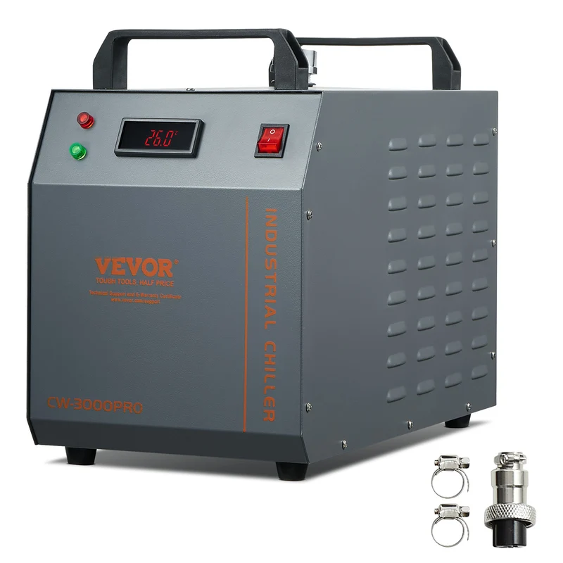Waterkoeler – Waterkoelsysteem – Waterdispenser – Industriële Koeler – Laserkoeler – 12L Watertank – 18L/min Flow Rate