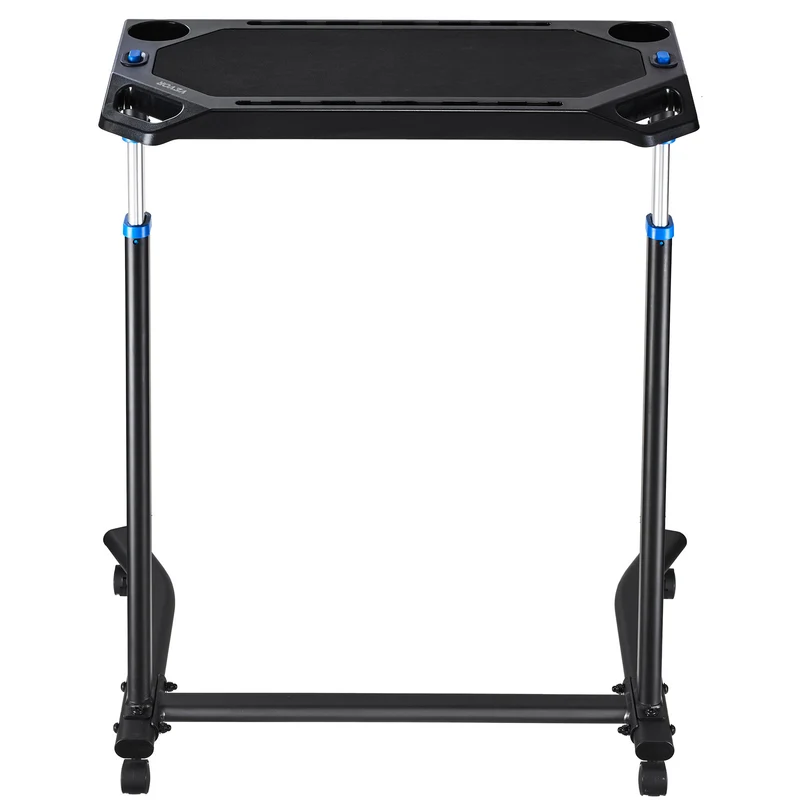Fiets Bureau – Fiets Tafel – Hometrainer Tafel – Trainingsbureau – Fiets Trainer Desk – Verstelbaar 80-113,5 cm – Draaggewicht Tot 20 kg – Mobiel Met Remmen