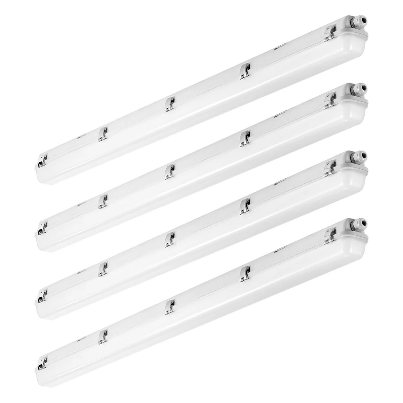 Led Armatuur – LED Plafondlamp – Werkplaatsverlichting – Vapor tight lamp – Industrieel armatuur – 60W – 7400LM – IP65 Water- en Stofdicht – 5000K Daglichtkleur