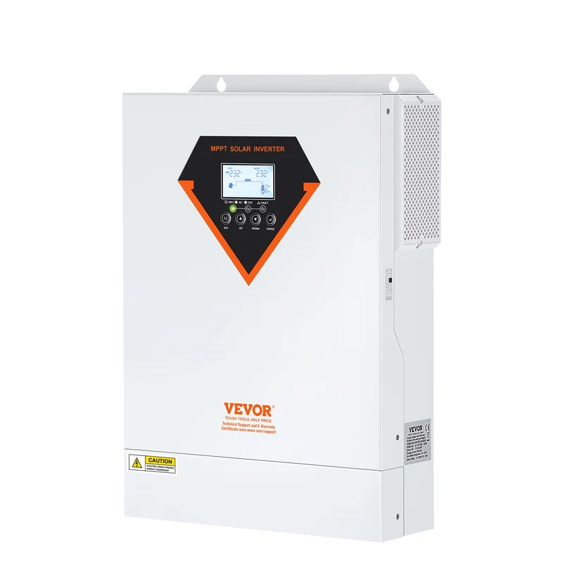 Zonne-omvormer – Hybride Omvormer – Solar Inverter – Energieomvormer – Off-grid Omvormer – 5500W Vermogen – 100A MPPT Zonnelader