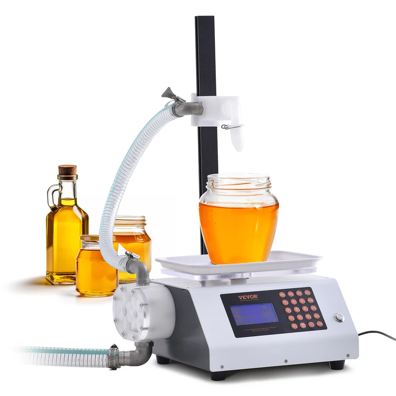 Vulmachine vloeistof – Vloeistoffenvuller – Flessenvuller – Automatische vulmachine – Afvulmachine – Digitale bediening – 120W tandwielpomp 2L/min capaciteit