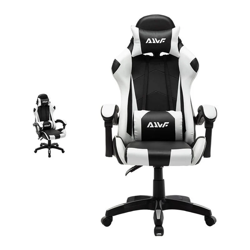 Gamingstoel – Gamestoel – Gaming Chair – Bureaustoel – Game Stoel – Ergonomisch Design – Kunstleer Bekleding – Verstelbare Rugleuning – 360° Draaibaar – Wit