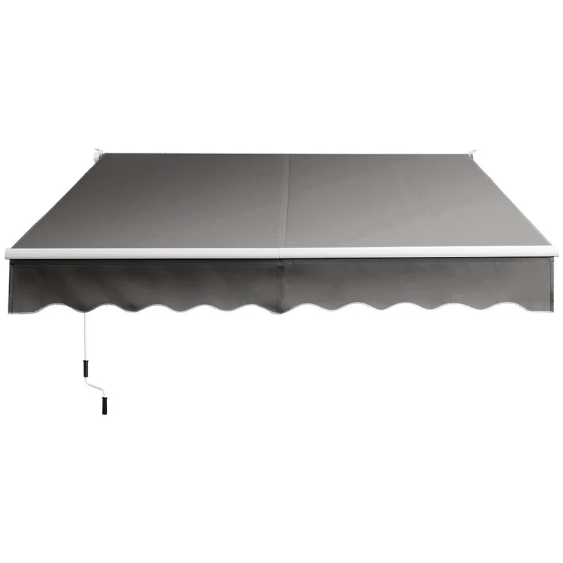 Uitschuifbare Zonwering – Terraszonwering – Balkonzonwering – Markies – Schaduwdoek – Aluminium Frame – Verstelbare Hoek 40-100° – Water- en UV-Bestendig