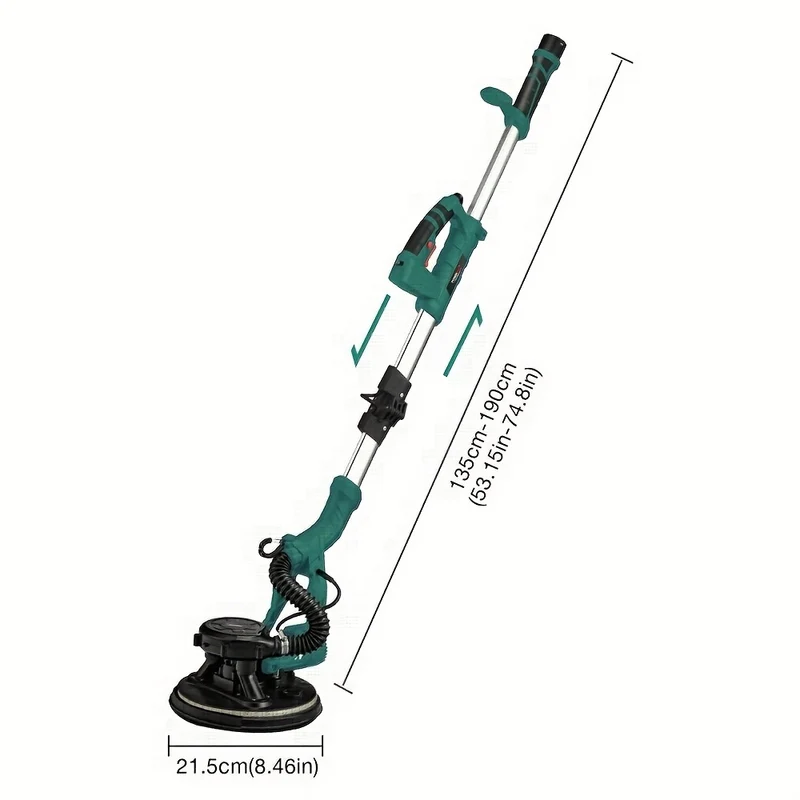 Schuurmachine – Excentrische Schuurmachine – Multischuurmachine – Handpalmschuurmachine – Vlakschuurmachine – 810W Krachtig – Variabele Snelheid 500-2100 RPM