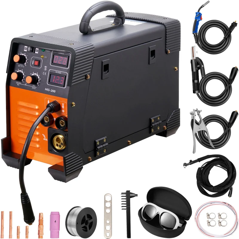 3-in-1 Lasmachine – MIG Lasser – TIG Lasser – MMA Lasser – Inverter Lasmachine – Digitale Display – Geavanceerde IGBT Technologie – Lichtgewicht 9,5 kg
