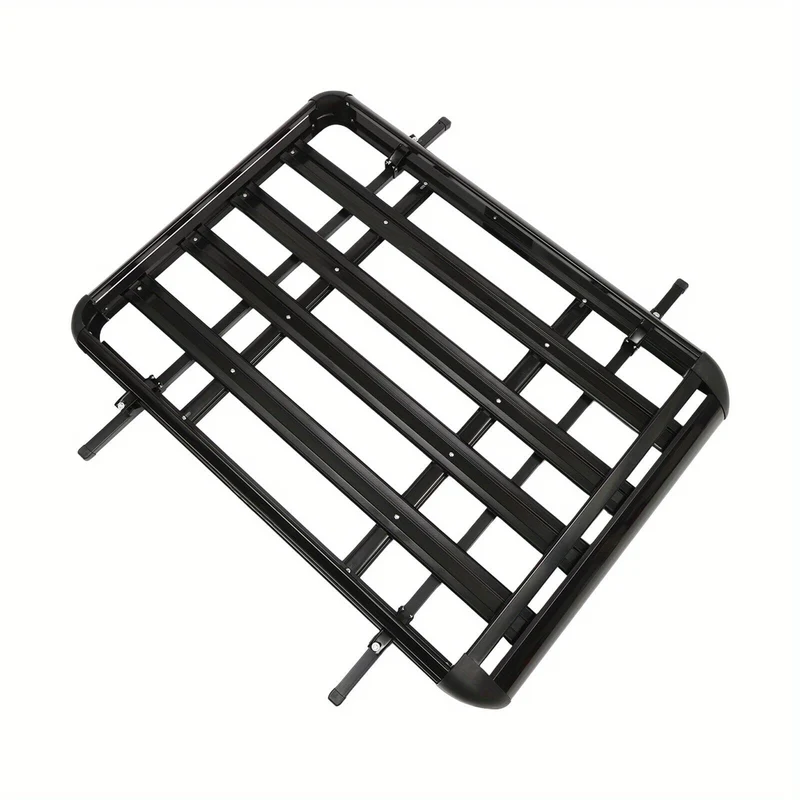 Dakkofferdrager – Dakdrager – Dakraildrager – Autodakdrager – Bagagedrager – Aluminium Zwart – Verstelbaar 100-135 cm – Max. Draagvermogen 150 kg