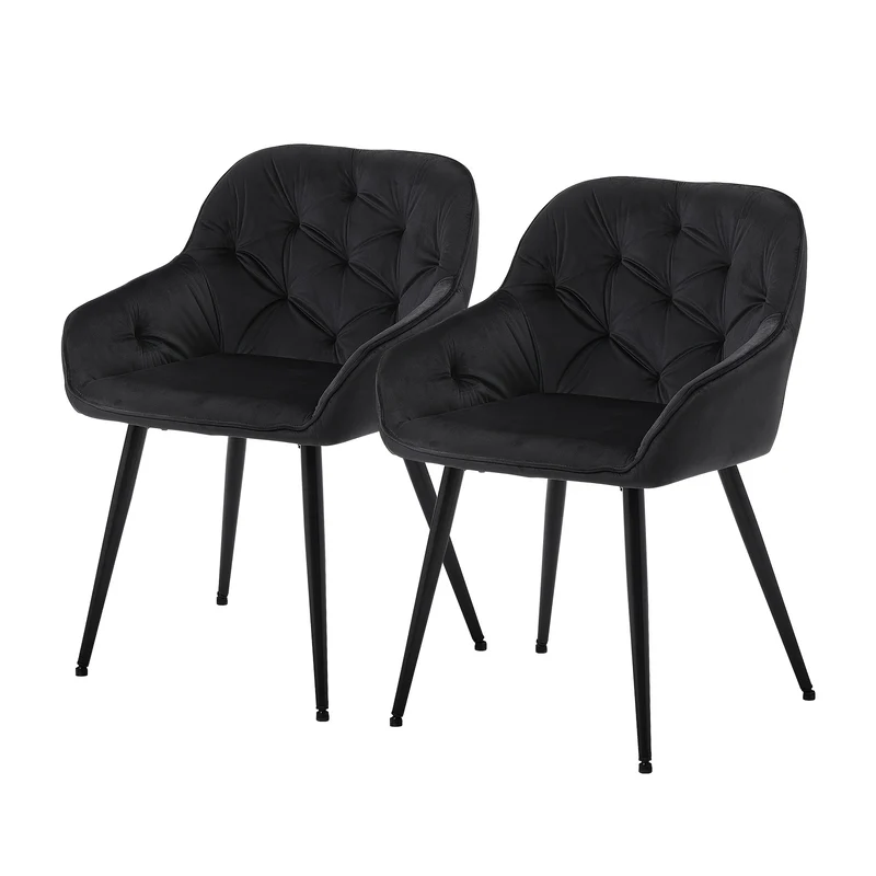 Eetkamerstoelen – Stoelen – Kuipstoelen – Keukenstoelen – Zithoekstoelen – Velvet Bekleding – Stevig Carbonstalen Frame