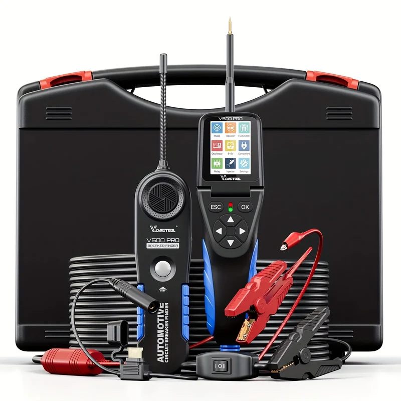 Automotive Power Circuit Probe Kit – Circuit Tester – Multimeter – Oscilloscoop – Relay Tester – 0-5V Voeding – Breaker Finder – Draadopsporing – Compact & Gebruiksvriendelijk