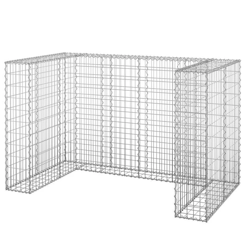 Afvalbak – Prullenbak – Afvalemmer – Vuilnisbak – Afvalcontainer – Gegalvaniseerd Staal – Groot Formaat 180x100x110 cm