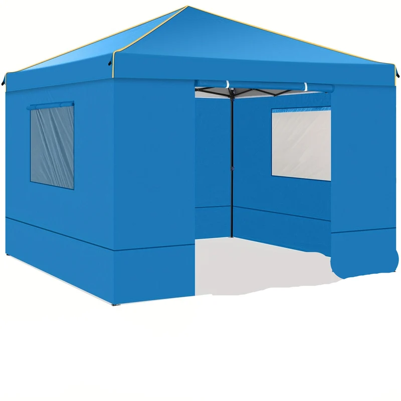 Opvouwbare Partytent – Canopy Tent – Vouwtent – Tuinkamer – Pagodetent – Blauw – 3x3 Meter – Stevig Aluminium Frame – Snel Opzetten