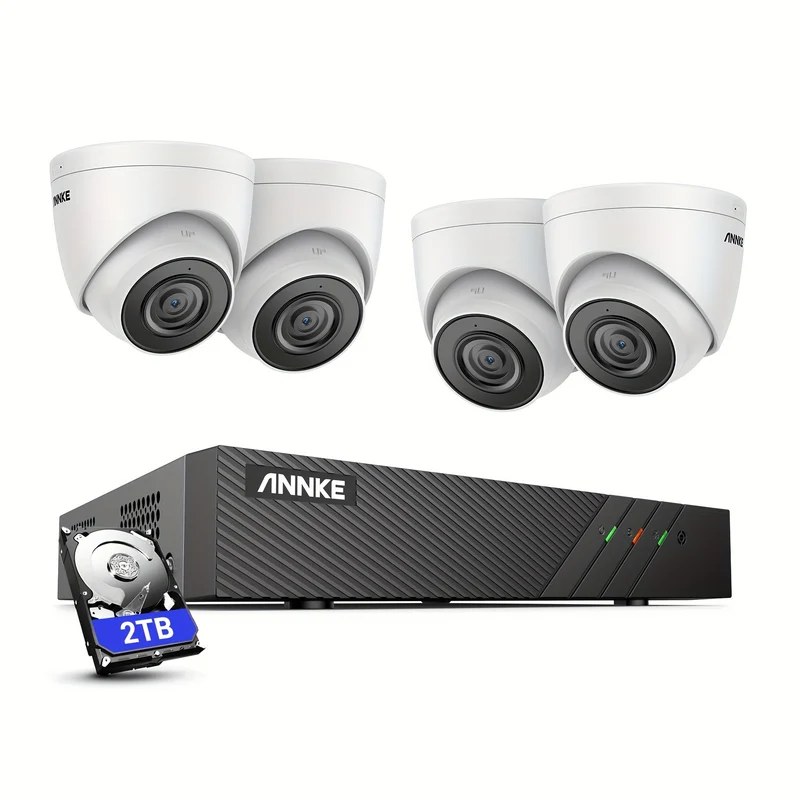 Beveiligingscamera – Surveillance Camera – Bewakingscamera – CCTV Camera – IP Camerasysteem – 5MP Resolutie – Nachtzicht 30 Meter