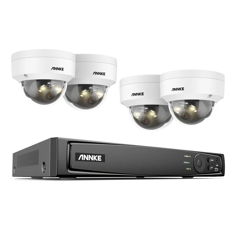Beveiligingscamera – Camerabewaking – Bewakingscamera – IP Camera – Dome Camera – 3K/5MP Kleuren Nachtzicht – Power over Ethernet (PoE) kabelsysteem