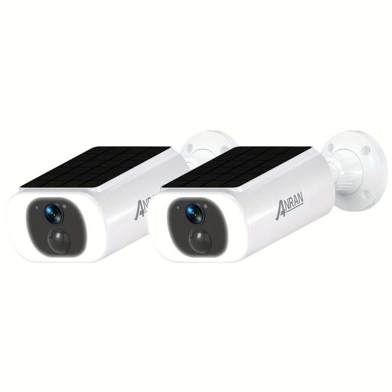 Buitenbeveiligingscamera – Buitencamera – Bewakingscamera – Security Camera – CCTV Camera – Draadloos – Kleurennachtzicht – PIR Bewegingssensor – Tweeweg Audio – Oplaadbare Batterij – Zonnepaneel Optie – Set van 2