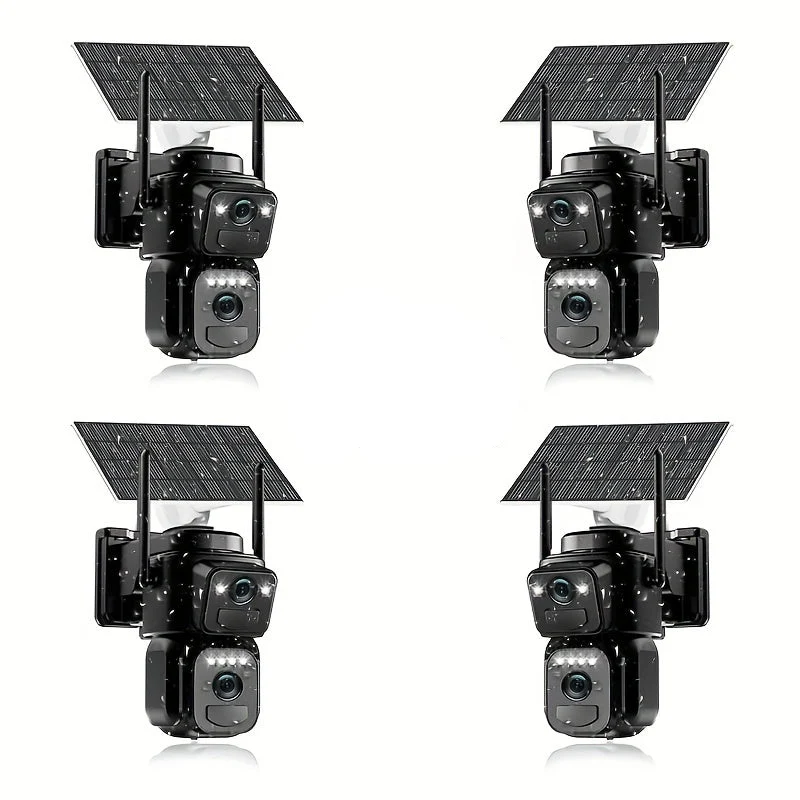 Draadloze Beveiligingscamera – Solar Camera – Buiten Camera – Surveillance Camera – Wifi Camera – 355° Draaibaar – Full-Color Nachtzicht Met 2-Weg Audio