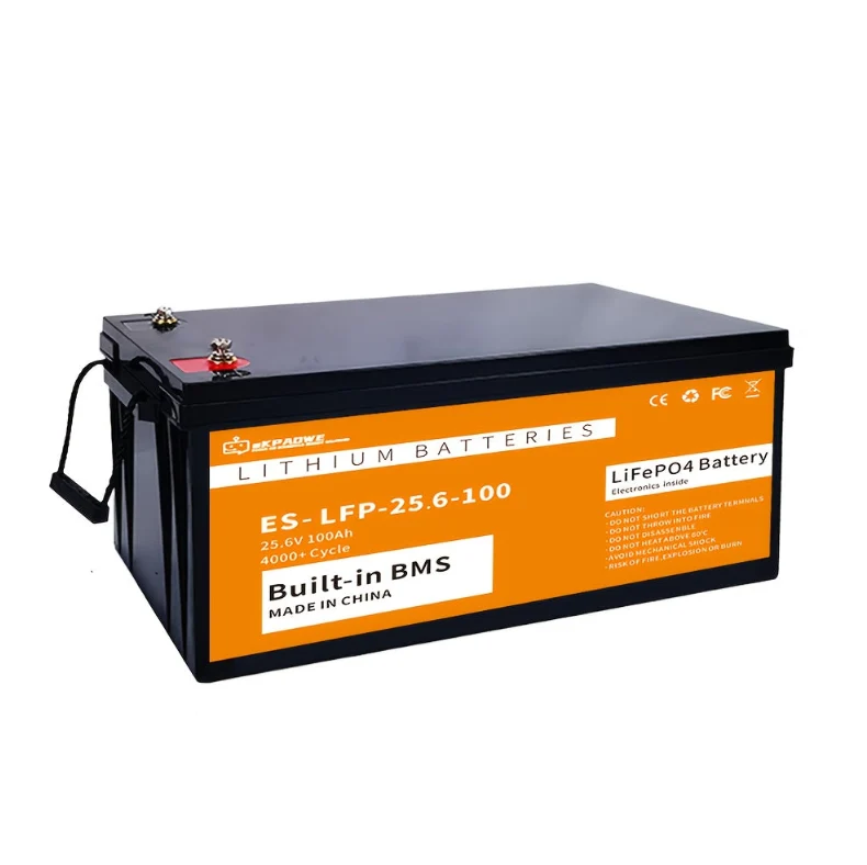LiFePO4 Accu – Lithium Batterij – Lithium Accu – Lithium Ijzerfosfaat Accu – 24V 100Ah – 2560Wh Capaciteit – Ingebouwd 100A BMS & LCD Display