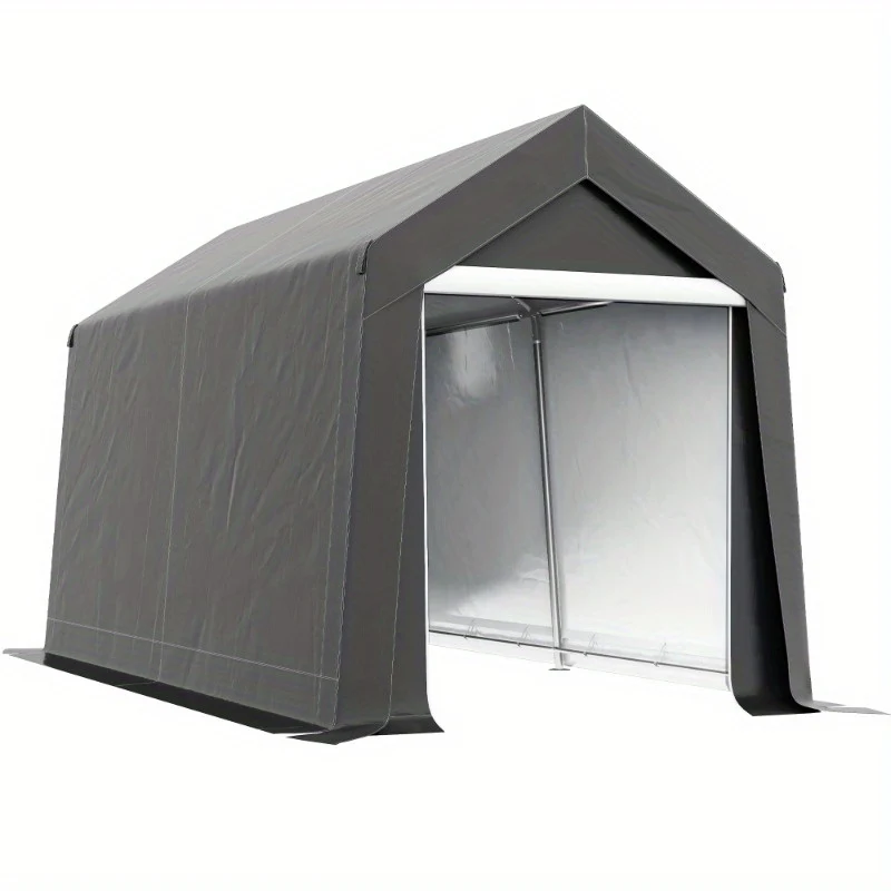 Opslagtent – Opbergtent – Garagetent – Tuinschuur – Weidetent – Waterdicht en UV-bestendig – Stevig Aluminium Frame met Ritsdeur