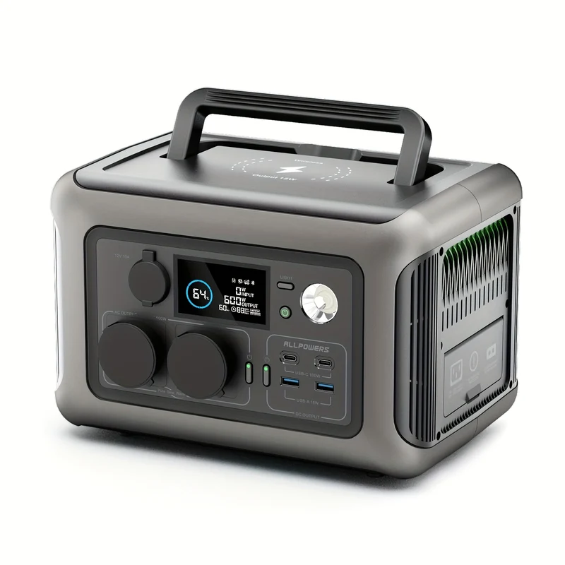 Powerstation – Draagbare Generator – Noodstroomvoorziening – Zonne-energie Accu – Powerbank – Compact Design – LiFePO4 Batterij 299Wh – UPS Functie & Snelladen in 1 Uur