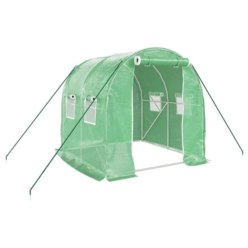 Serre – Tuinkas – Kweekkas – Broeikas – Kas – 4m² - 2x2m – Stevig Metalen Frame – Transparante Kunststof Panelen