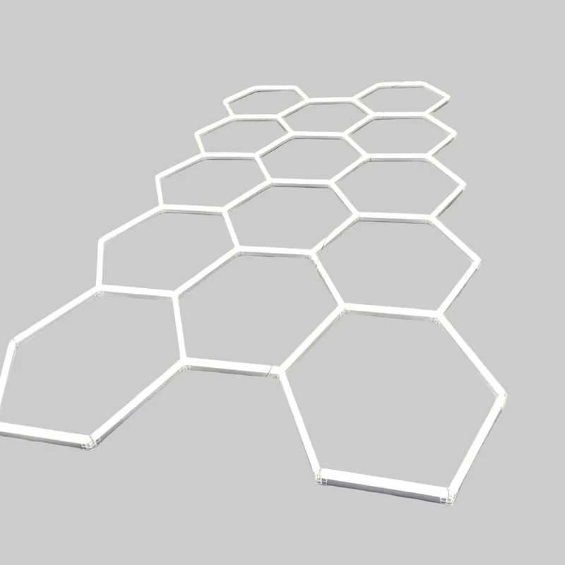 LED Hexagon Lamp – LED Lichtbuis – Garageverlichting – Werkplaatslamp – Industrieel Plafondlamp – Superhelder 6500K – Energiezuinig 85-265V