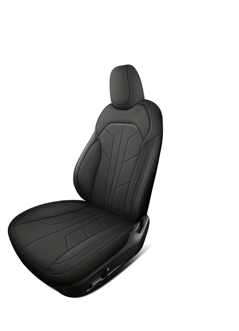 Autostoelhoes – Stoelhoes – Autostoelhoes – Stoelkussen – Autostoelbekleding – Universeel – PU Leer – Memory Foam – Machinewasbaar – Comfortabel
