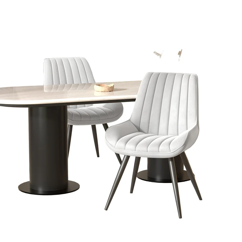 Eetkamerstoelen – Stoelen – Kuipstoelen – Keukenstoelen – Design Stoelen – Metalen Frame – Dikke Kussens – Comfortabel En Duurzaam