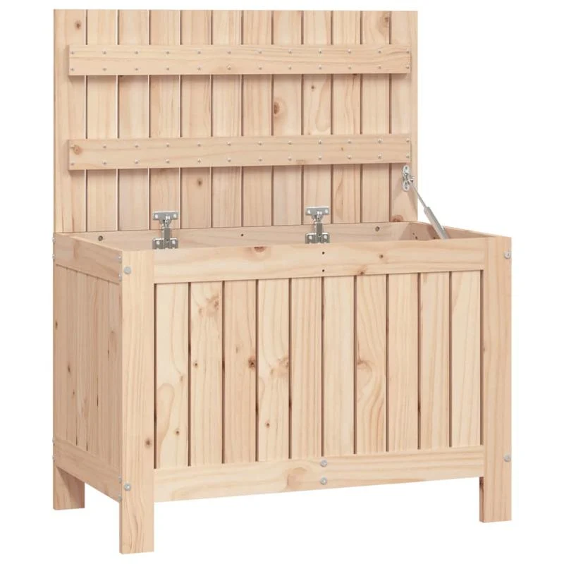 Tuinkist – Opbergbox – Kussenbox – Tuinopbergbox – Tuinberging – Massief Dennenhout – 76x42,5x54 cm – Robuust & Natuurlijk
