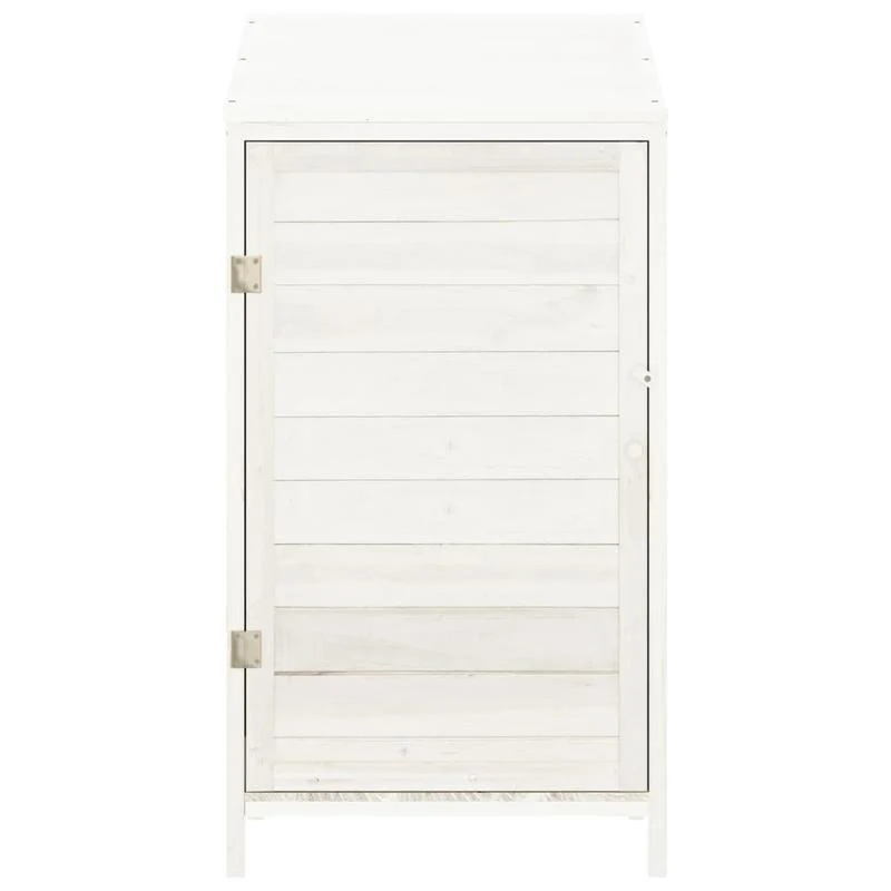 Buitenopberghut – Tuinkast – Tuinberging – Buitenberging – Opbergkast – Compact Formaat – Stevig Stalen Frame – Koperen Dak – Diep Bruin – 55x52x112 cm – Weerbestendig Design
