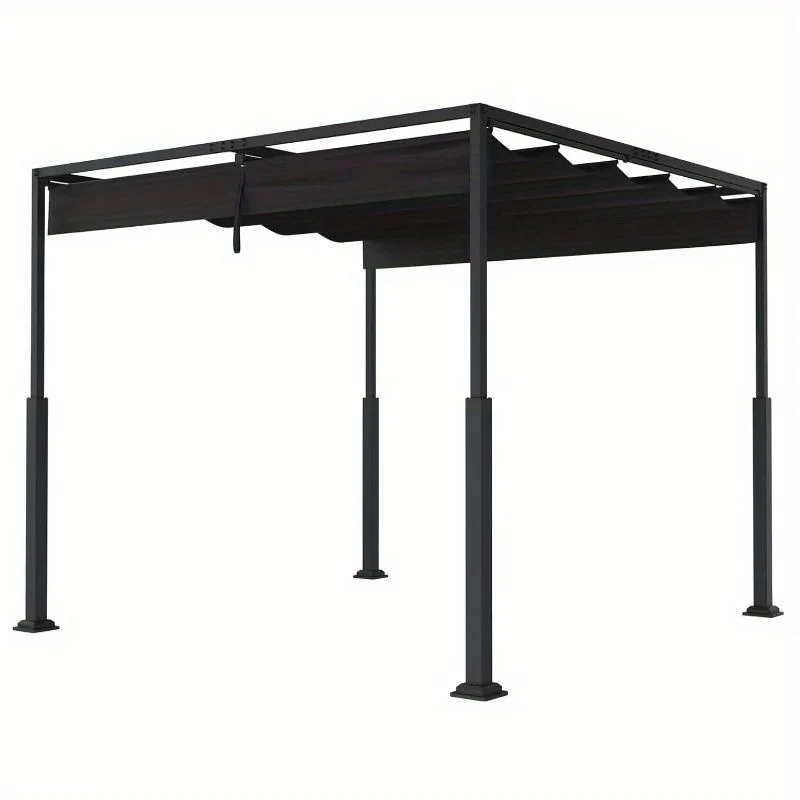 Pergola – Overkapping – Tuinoverkapping – Zonwering – Patio Overkapping – 3x3 Meter – Aluminium – Verstelbare Lamellen