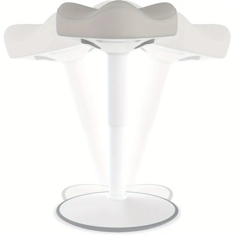 Wobbelkruk – Wiebelkruk – Balanskruk – Zadelkruk – Bureaukruk – Verstelbaar 57-82 cm – Ergonomisch Schuimzitvlak – TPE Antisliplaag