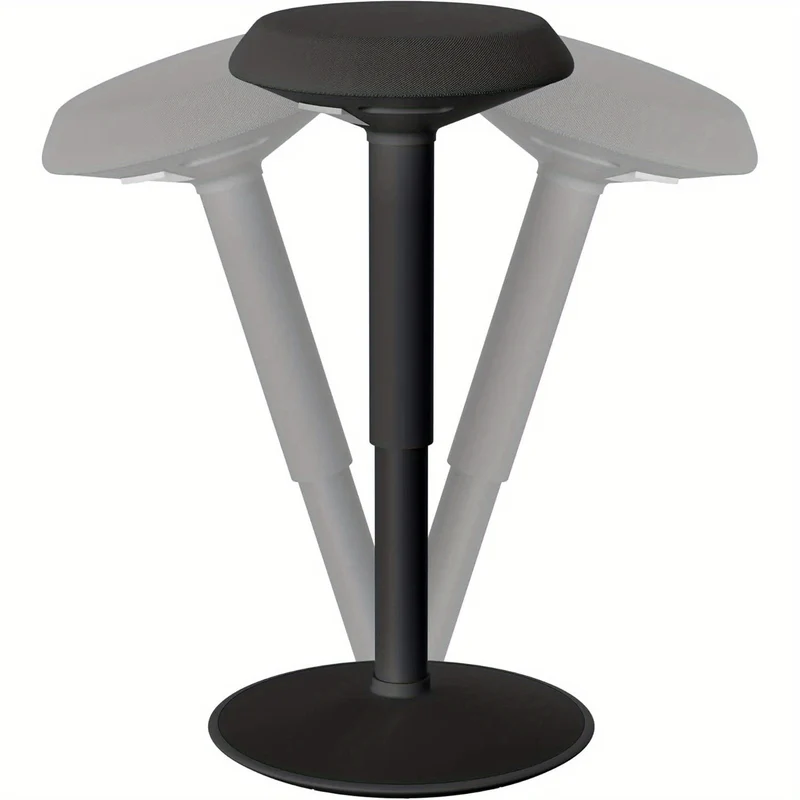 Kappersstoel – Salonstoel – Draaistoel – Werkstoel – Zadelkruk – Verstelbare Zithoogte 54-79 cm – Antislip TPE-Basis & Comfortabele Schuimvulling