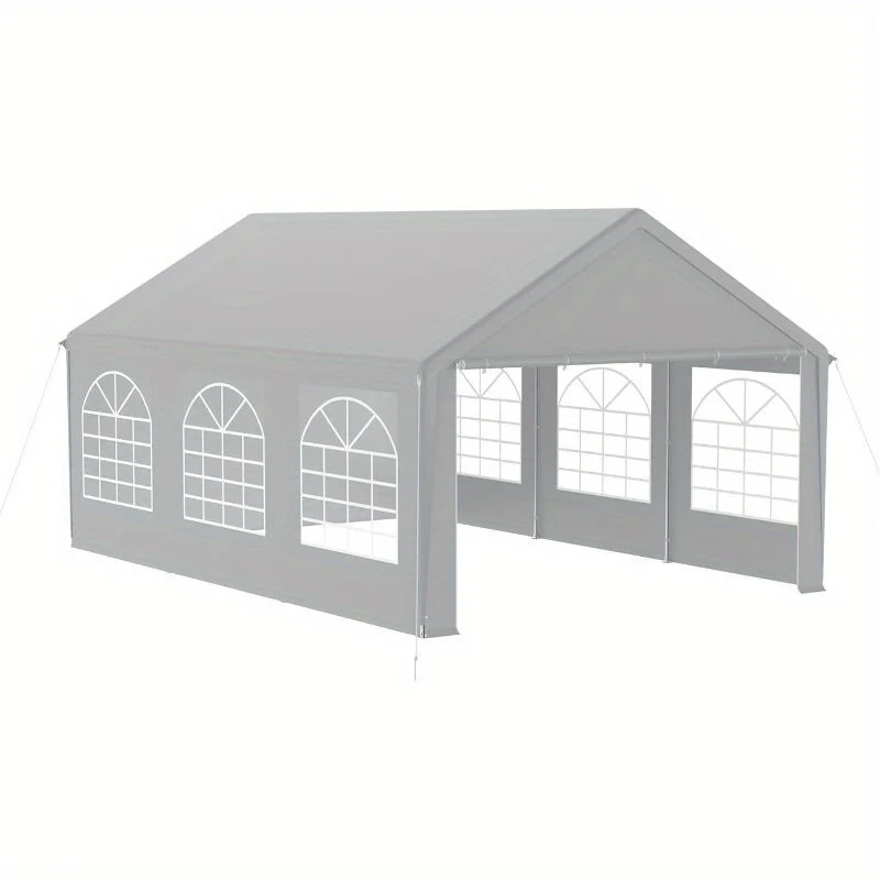 Feesttent – Partytent – Tuinpaviljoen – Tuintent – Paviljoen – 4x6 meter – Waterdicht Frame – Afneembare Zijwanden