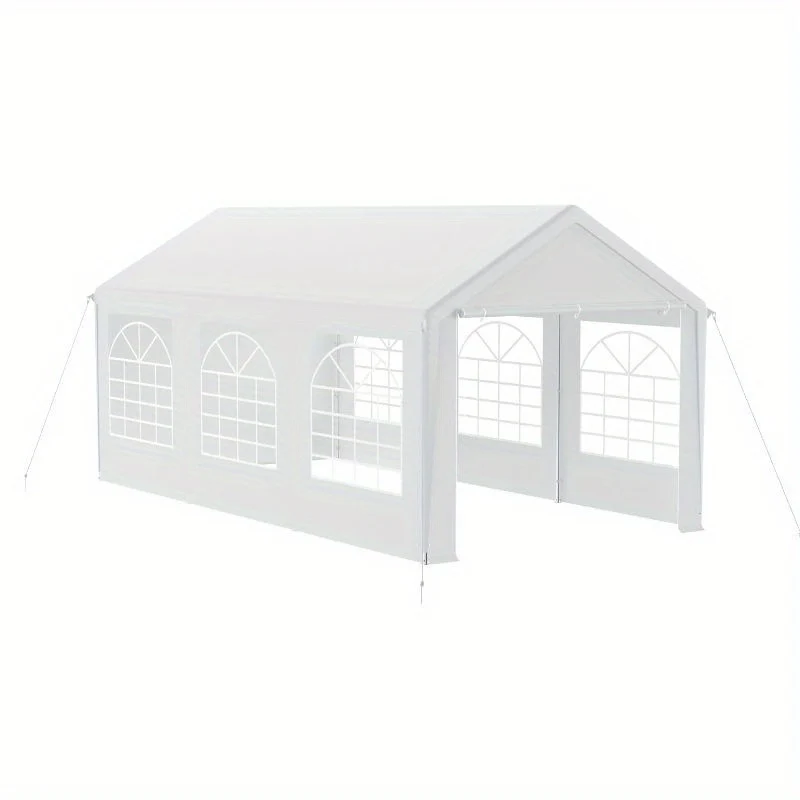 Partytent – Paviljoen – Tuinent – Feesttent – Terrastent – Wit 3x6 Meter – Waterafstotend – Stevig Frame