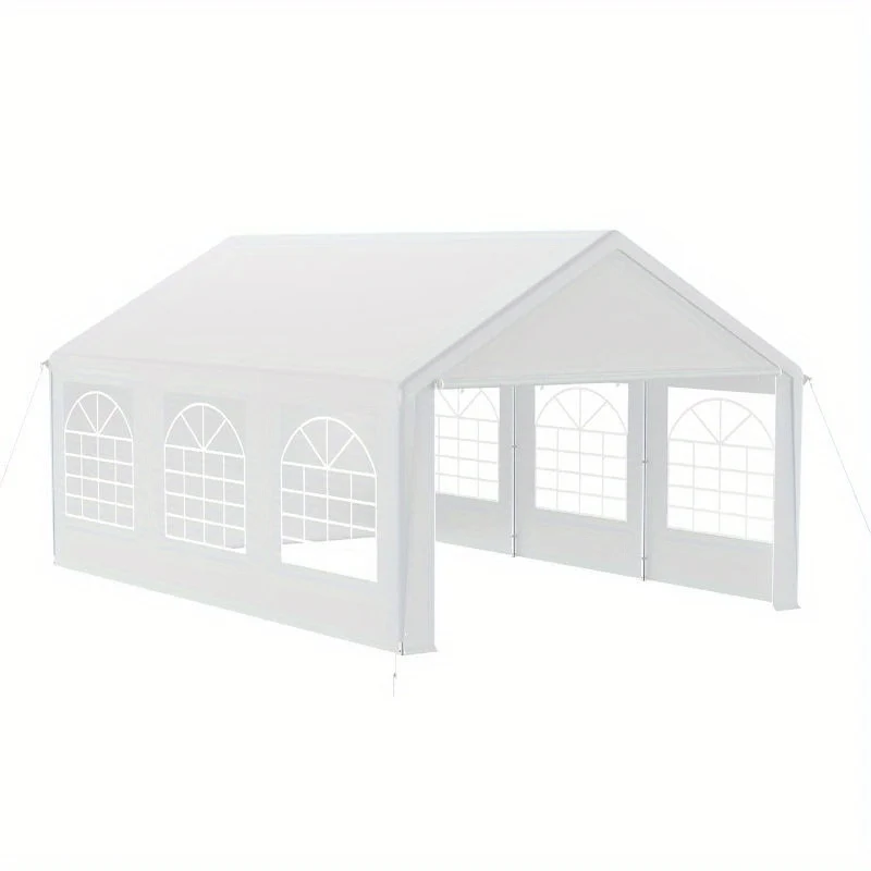 Feesttent – Partytent – Tuinpaviljoen – Paviljoen – Tuintent – Met Afneembare Zijwanden – Waterdicht – 4x6 Meter – Stevig Frame – Zonwerend