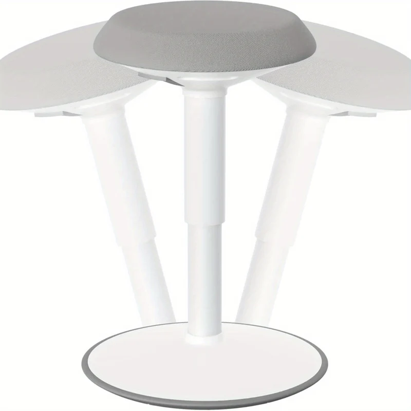Kappersstoel – Draaistoel – Salonstoel – Werkstoel – Zadelkruk – Verstelbare Zithoogte 43-61 cm – Comfortabel Foamkussen – Antislip TPE-Basis