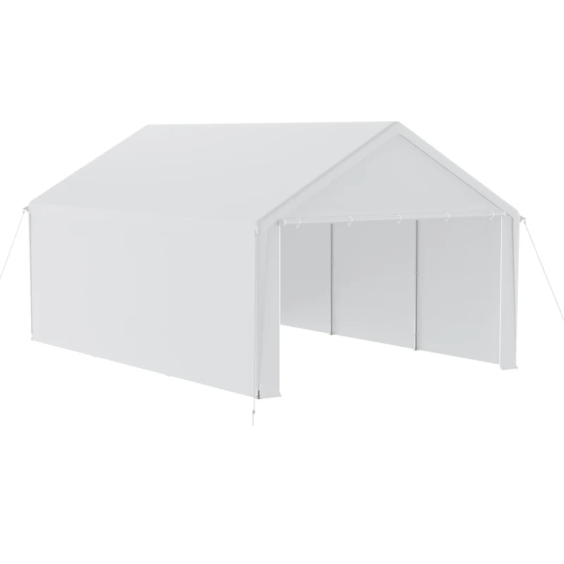 Partytent – Tuinpaviljoen – Overkapping – Paviljoen – Tent – Inklapbaar – UV-Bescherming – 4x6 Meter – Stevig Metalen Frame – Zijwanden Met Ventilatie