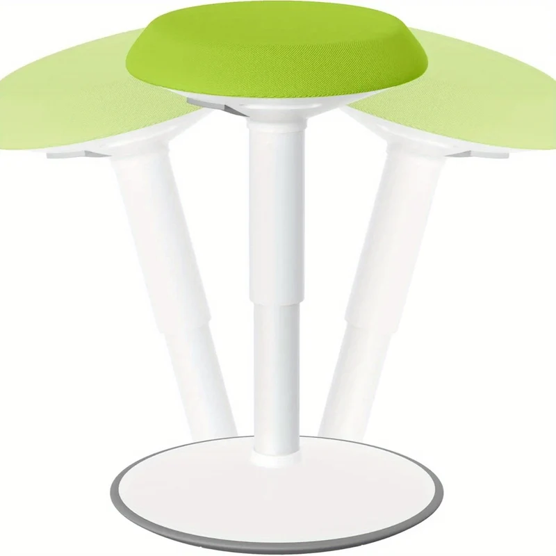 Kappersstoel – Salonstoel – Draaistoel – Werkstoel – Zadelkruk – Verstelbare Hoogte 43-61 cm – Schuimkussen en Antislip TPE Onderkant