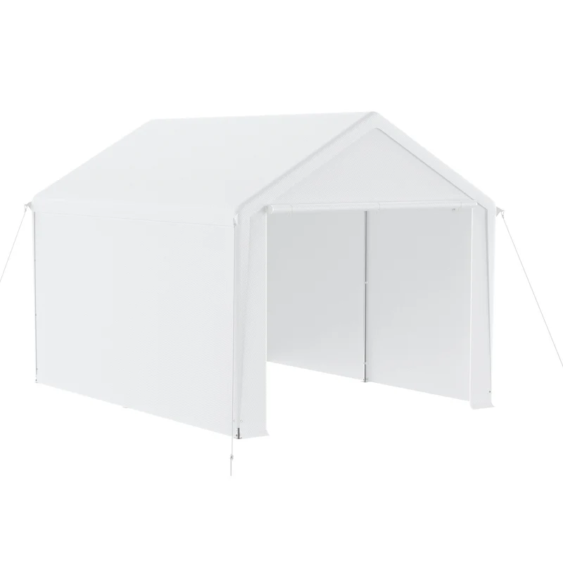 Partytent – Tuinpaviljoen – Overkapping – Carport – Schaduwtent – Inklapbaar – UV-Bescherming – 3x4 Meter – Stevig Metalen Frame – Zijwanden Met Rits