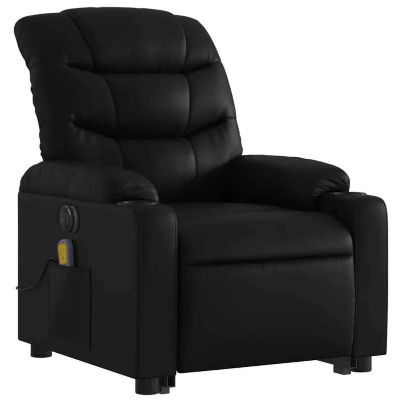 Elektrische Sta-op Stoel – Sta-op Fauteuil – Relaxstoel – Verstelbare Relaxfauteuil – Massagefauteuil – Handmatig Verstelbaar – Vibratiefunctie – Elektrische Liftfunctie