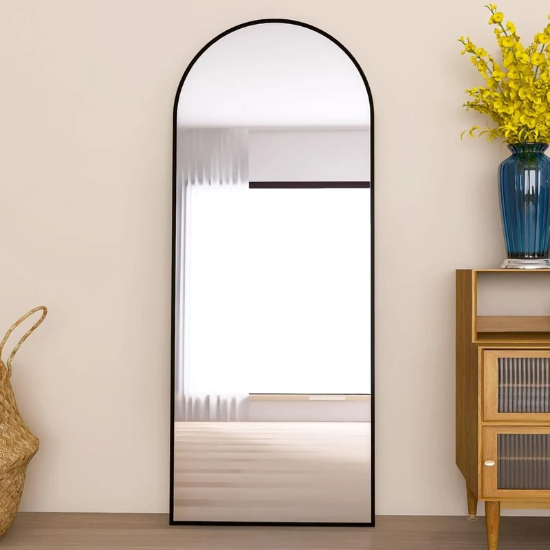 Vloerspiegel – Staande Spiegel – Passpiegel – Wandspiegel – Full-Length Spiegel – Groot formaat 180x80 cm – Aluminium Frame