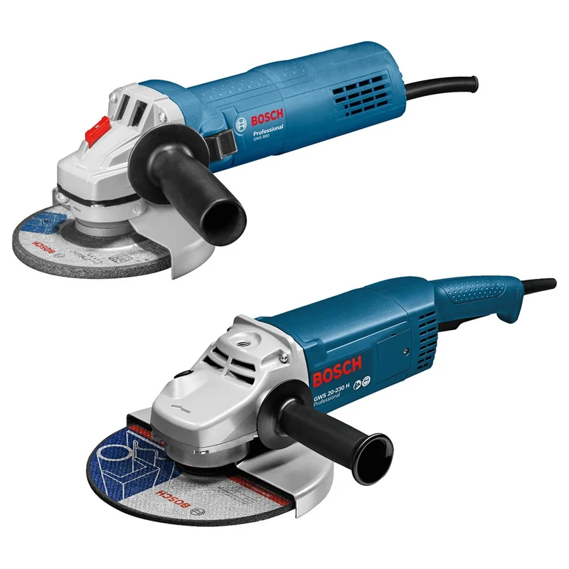 BOSCH GWS 20-230 P + GWS 880 COMBISET HAAKSE SLIJPERS
