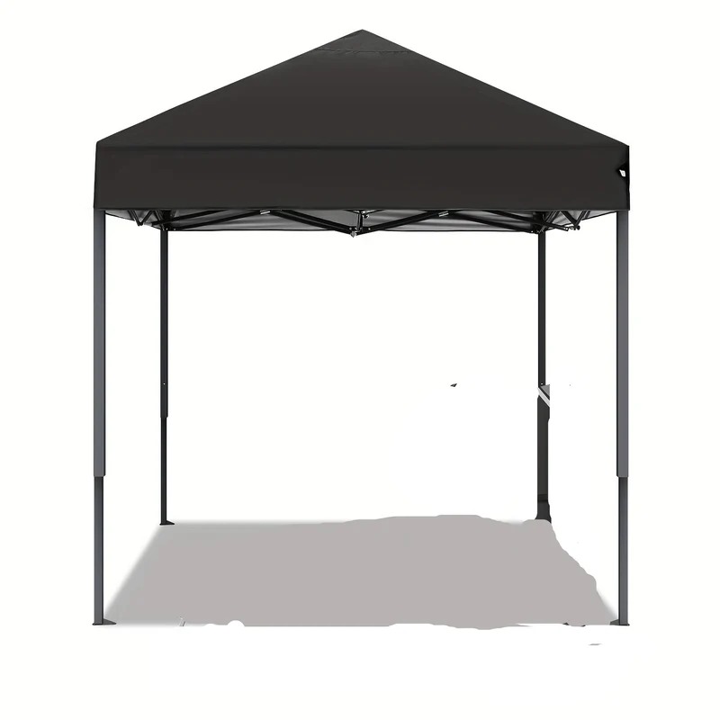 2×2m Pop-up Tent, Folding Gazebo, No Side Walls, With Carry Bag, Easy To Set Up, Height Adjustable, Safe And Sturdy Portable, Camping Canopy, Suitable For Weddings, Market Stalls, Parties, Gardens, Terraces, Courtyards, Beac