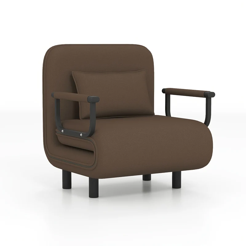 Slaapstoel – Slaapbank – Fauteuil – Ligstoel – Bedstoel – Verstelbare Rugleuning 5-Standen – Duurzaam Polyester 60x68x85 cm