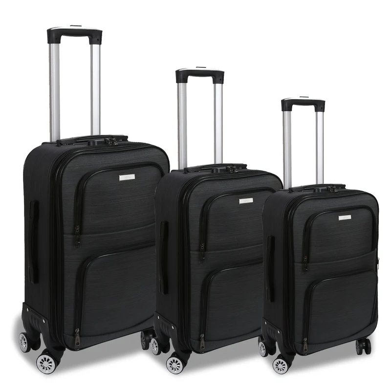 Kofferset – Reiskoffer Set – Trolley Bagage – Handbagage – Reisbagage – Oxford Stof – 3-delig (20/24/28 inch) – Lichtgewicht & Geruisloze Spinnerwielen