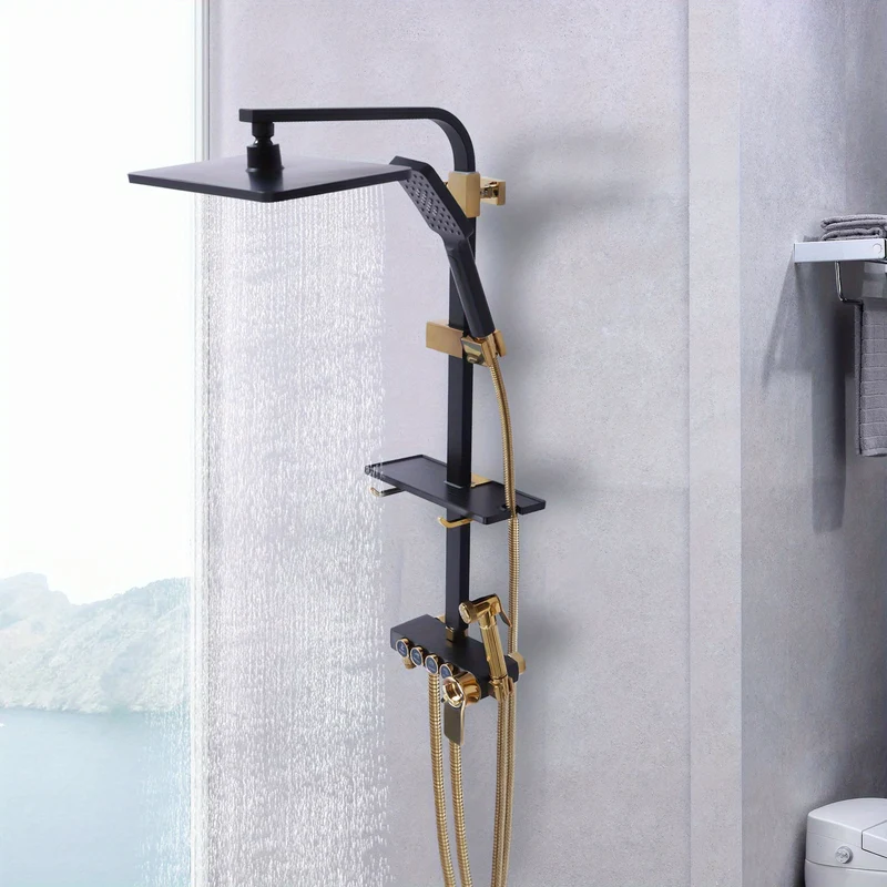 Badkraan – Badmengkraan – Badthermostaat – Douchekraan – Wastafelkraan – Handdouche – Thermostatisch – Versterkt Koper