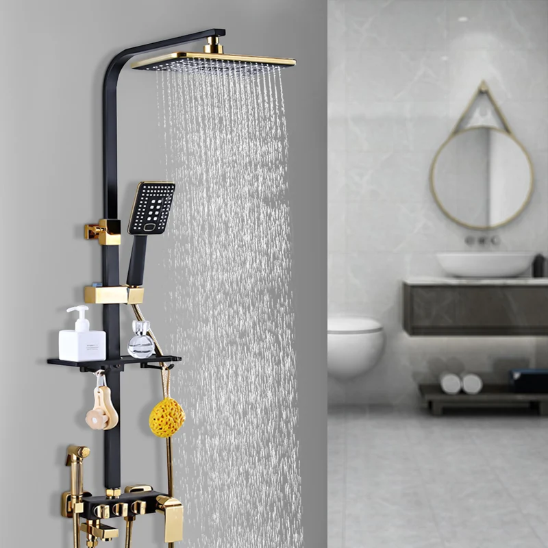 Badkraan – Badmengkraan – Douchekraan – Wandkraan – Mengkraan – Met Handdouche – Wandmontage – Modern Design